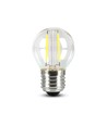 V-Tac 4W LED kronepære - Samsung LED chip, G45, Kultråd, E27