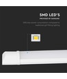 V-Tac 38W komplet LED armatur - 150 cm, 155 lm/W, 230V