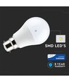 V-Tac 9W LED pære - Samsung LED chip, B22