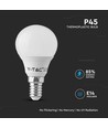 V-Tac 5,5W LED pære - Samsung LED chip, P45, E14