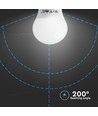 B22 5,5W LED pære - G45, Samsung LED chip