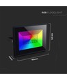 V-Tac 30W LED projektør RGB - Med RF fjernbetjening, udendørs
