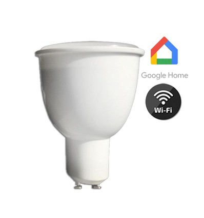 Restsalg: V-Tac 4,5W Smart Home LED spot - Tuya/Smart Life, virker med Google Home, Alexa og smartphones, 230V, GU10