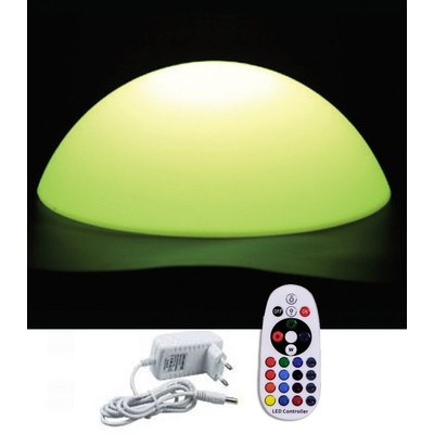 Billede af Restsalg: V-Tac RGB LED halvkugle - Genopladelig, med fjernbetjening, Ø50 cm