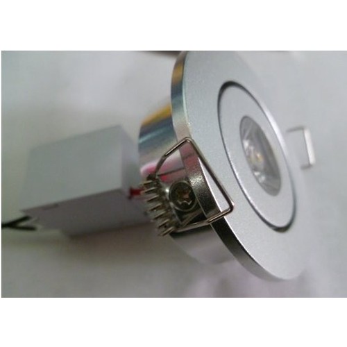 LEDlife 1,2W indbygningsspot - Hul: Ø4,2 cm, Mål: Ø5,2 cm, 2,2 cm høj, 230V