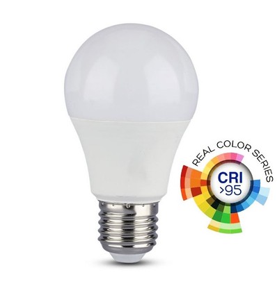 V-Tac 12W LED pære - A60, E27, RA 95