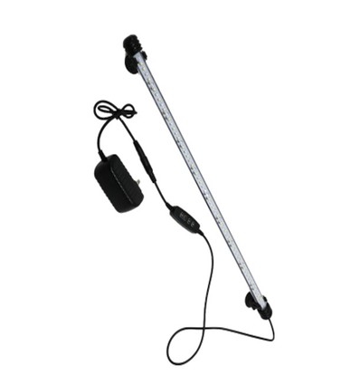 112 cm akvarie armatur - 11W LED, hvid/blå, med sugekopper, IP68
