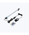 18 cm RGB akvarie armatur - 2W LED, med sugekopper, IP68, memory funktion