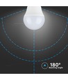 V-Tac 4W LED pære - G45, kompakt, E27