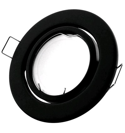 GU10/MR16 Downlight kit - Uden lyskilde, Sort, Hul: Ø7 cm, Mål: Ø9 cm