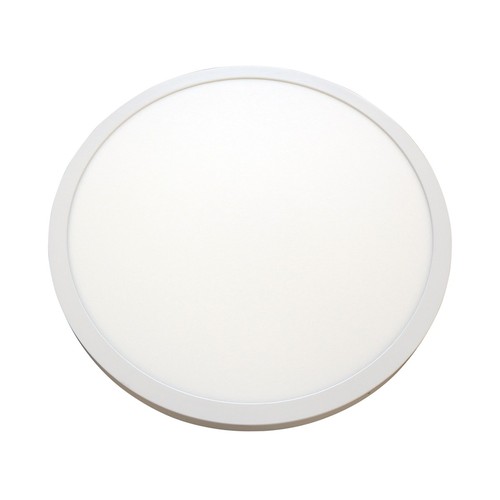 Outlet: 40W LED rundt panel - Ø60, Højde: 4cm, hvid kant, inkl. lyskilde