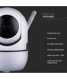 V-Tac overvågningskamera - Indendørs, 1080P, auto-track funktion, WiFi