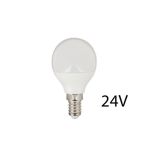 4,5W LED pære - P45, E14, 24V DC