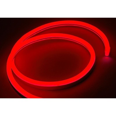 Billede af 8x16 Neon Flex LED - 8W pr. meter, rød, IP67, 230V