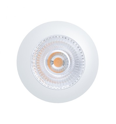 LEDlife Unni68 møbelspot - Hul: Ø5,6 cm, Mål: Ø6,8 cm, RA95, mat hvid, 12V DC