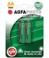 2 stk AgfaPhoto genopladeligt batteri - AA, 1,5V
