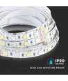 5m 10,8W/m RGB+NW LED strip - 60 LED pr. meter