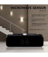 V-Tac bevægelsessensor - LED venlig, sort, mikrobølge sensor, max 200W LED, IP65 udendørs