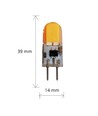 LEDlife KAPPA3 LED pære - 1,6W, dæmpbar, 12V-24V DC, GY6.35