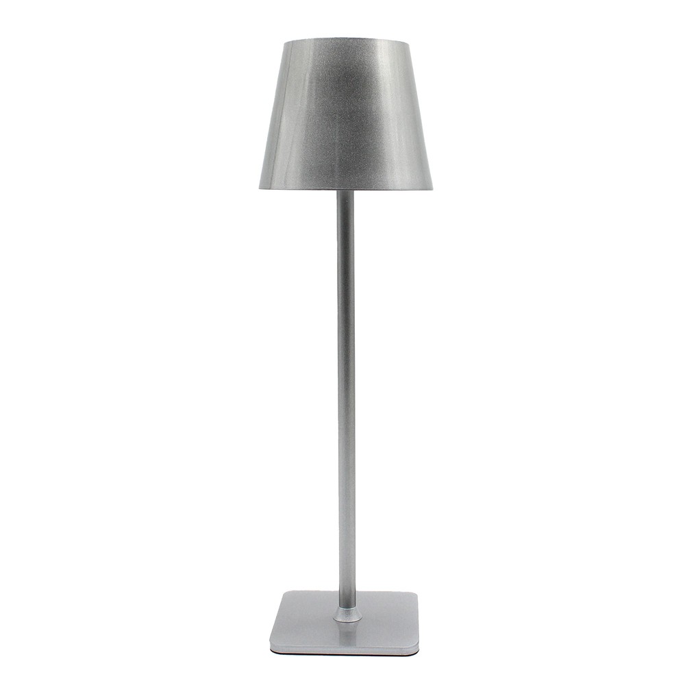 Opladelig Led Bordlampe Inde/ude Sølv Touch Dæmpbar Cct Ip54 Udendørs Dæmpbar : Dæmpbar Kulør : Cct Varm Til Kold Hvid