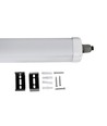 120cm 36W vandtæt komplet LED armatur, gennemfortrådet - 130lm/W, IP65, 6 års garanti