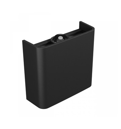 2W Luna op/ned væglampe - IP54 udendørs, CCT, 3 lyskulører, sort, inkl. lyskilde