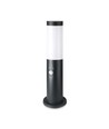 V-Tac sort havelampe - 45 cm, IP44 udendørs, PIR sensor, E27 fatning, uden lyskilde