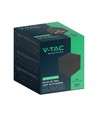 V-Tac 3W Solcelle væglampe LED - Sort, sensor, IP65