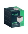 V-Tac 3W Solcelle væglampe LED - Hvid, sensor, IP65