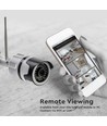 V-Tac overvågningskamera - Udendørs IP65, 1296P, WiFi