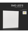 60x60 bagbelyst LED panel, 25W - 180lm/w, hvid kant