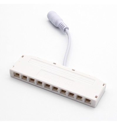 Dupont fordeler DC til 10x Dupont - Hub med 10 udgange