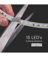10m 10W/m LED strip IC løbelys/running - 24V DC, Løbelys, inkl kontroller, 120 LED pr. meter