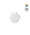 6W Smart home LED indbygningspanel - Tuya/Smart Life, Google Home og app, hul: Ø10,5 cm, Mål: Ø11,2 cm, 230V