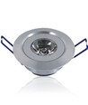 1W LED indbygningsspot - Hul: Ø4,4-4,8 cm, Mål: Ø5,2 cm, 2,2 cm høj, dæmpbar, 24V