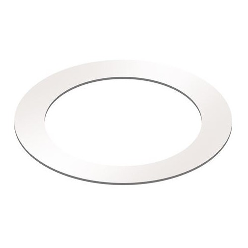 Hvid forstørrelsesring - Hul: Ø16 cm, Mål: 21 cm, passer til V-Tac 12W LED indbygningspanel