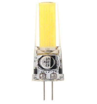 G4 2W dæmpbar KAPPA3 LED pære - 12V AC/DC, 24V DC, Kold hvid