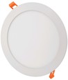 6W Ø12cm LED indbygningspanel - Hul: Ø11 cm, Mål: Ø12 cm