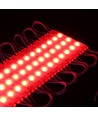 Vandtæt rød LED modul - 1,1W pr. stk, IP66, 12V, Perfekt til skilte og specialløsninger
