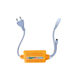 230V RGB CLIP-ON controller - Inkl. endeprop, til 230V, memory funktion, infrarød fjernbetjening, 100 m