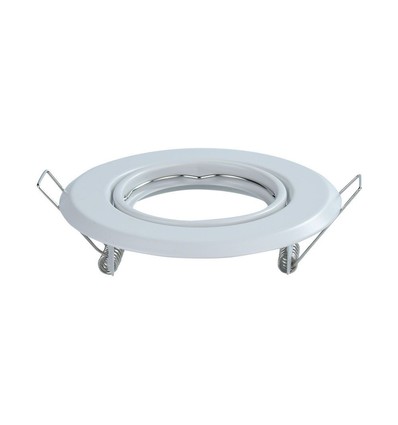 2 stk. MR16 eller GU10 Downlight kit, Hvid, Hul: Ø7 cm, Mål: Ø9,3 cm