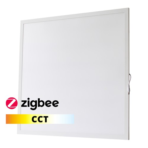 36W Zigbee CCT Smart Home LED panel - Højde:25mm, 60x60, CCT, hvid kant