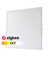 36W Zigbee CCT Smart Home LED panel - 60x60, CCT, Bagbelyst, hvid kant