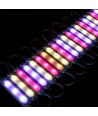 20 stk 2W vandtætte RGBIC LED moduler - 12V DC, IP65, Perfekt til skilte og specialløsninger