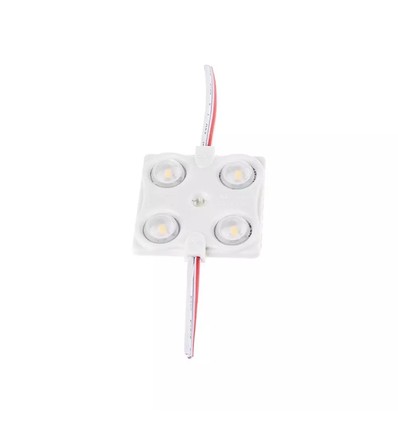 1,44W Vandtæt blå LED modul - 12V DC, IP68, Perfekt til skilte og specialløsninger