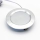 2,7W Ø6,8cm Reco68 møbelspot indbygning RA92 - 12V DC, Hul: Ø5,5 cm, Mål: Ø6,8 cm, børstet stål