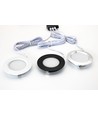 LEDlife Reco68 møbelspot indbygning RA92 - Hul: Ø5,5 cm, Mål: Ø6,8 cm, Sort, 2,7W, 12V DC
