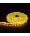 5m 10W/m Gul LED strip - 24V DC, IP65, 120 LED pr. meter