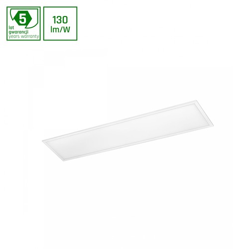 30x120 LED panel, 40W - 130lm/W, Philips driver, 5 års garanti, 3000K, hvid kant