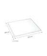 60x60 LED panel, 45W - 102lm/W, 6000K, 5 års garanti